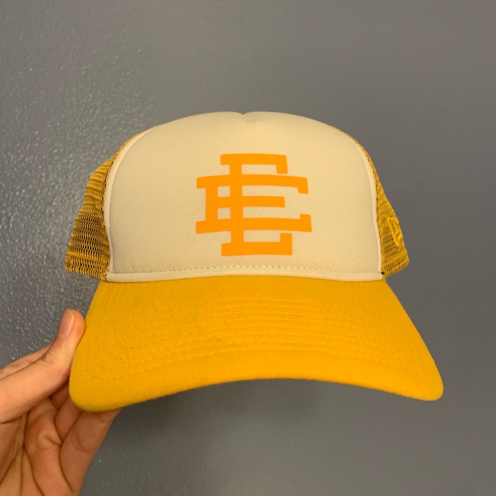 Eric Emanuel EE Trucker Hat Yellow/White
